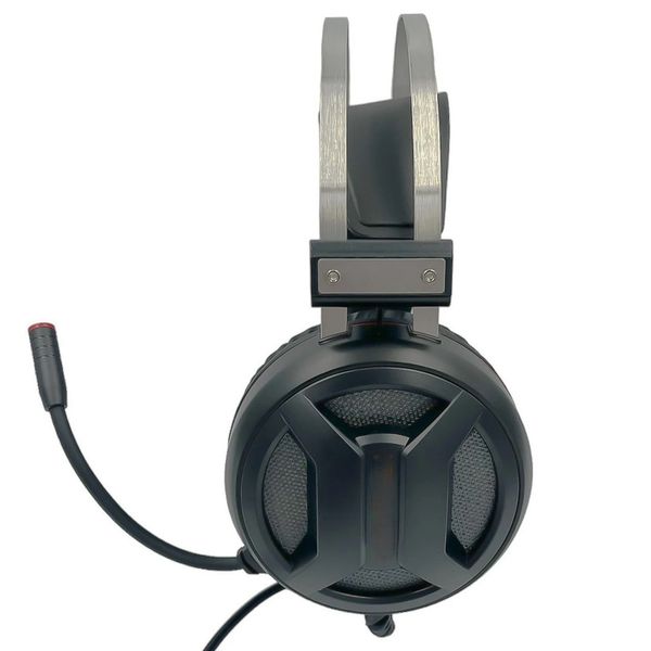 Professional Headphone 3.5mm/LED Wired Stereo Gaming Headset Adjustment Mic