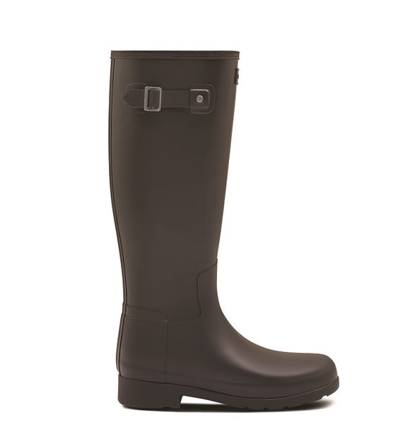 Hunter Refined Wide Fit Matt Black