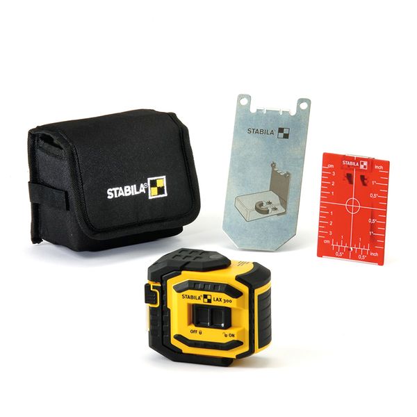 STABILA LAX 300 Cross Line Laser, 4-piece set