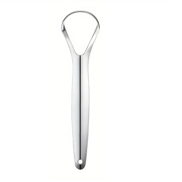 Stainless Steel Tongue Scraper - Freshens Breath &amp; Improves Oral Health
