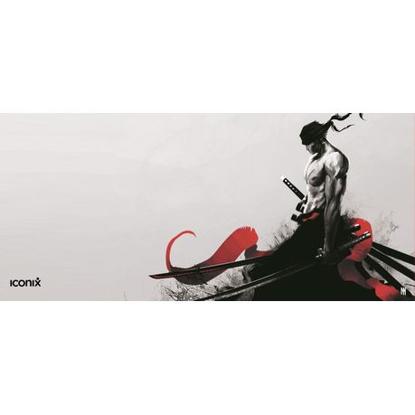 Iconix A Warriors Heart Full Desk XL Coverage Gaming and Office Mouse Pad Image