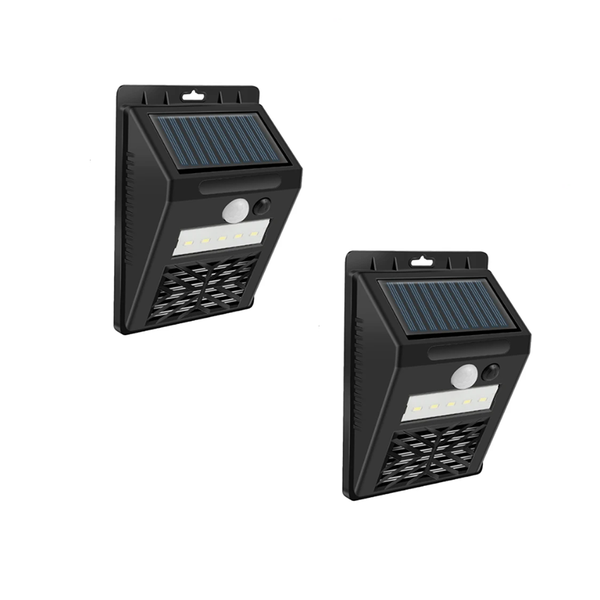 Set Of 2 2-In-1 Solar Bug Zapper Lamp- PAE1035