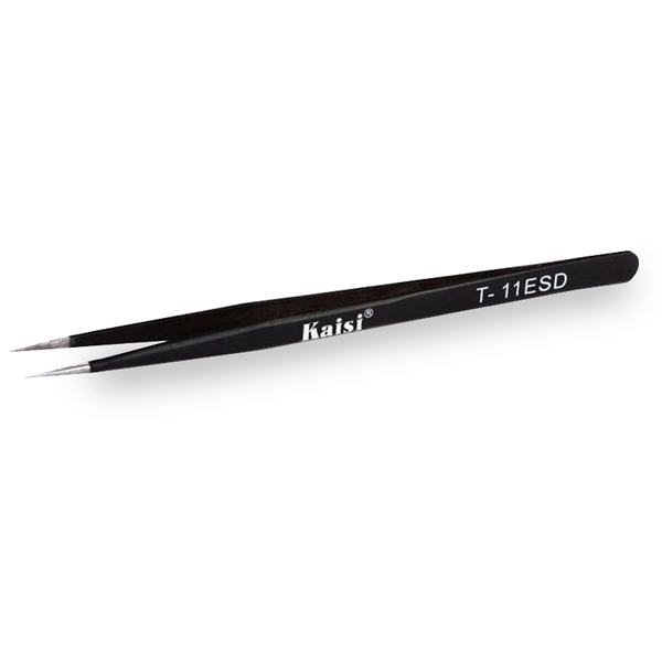 Kaisi T-11ESD Straight Anti-static Tweezers Pick-up Tool