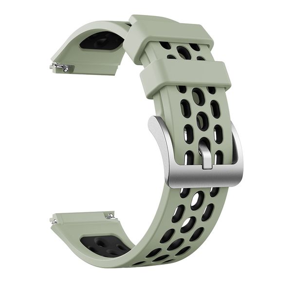 1pcs Compatible with Huawei GT2e Silicone Dual-Color Round-Hole Strap