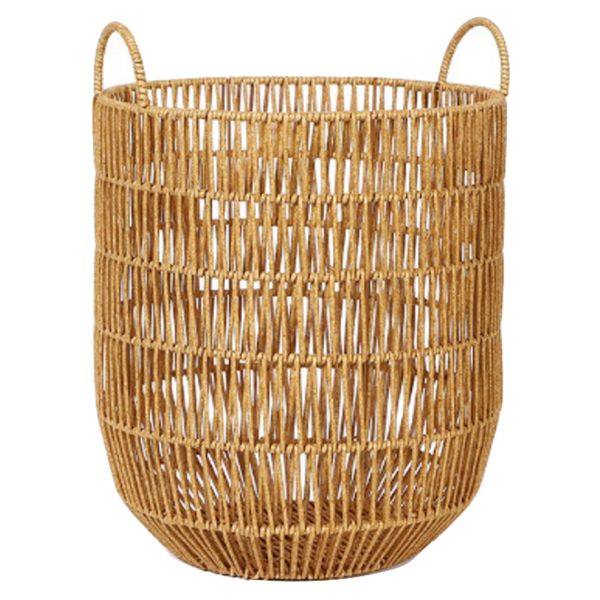 Decor Handwoven Laundry Storage Hamper Basket With Handles - 41cm