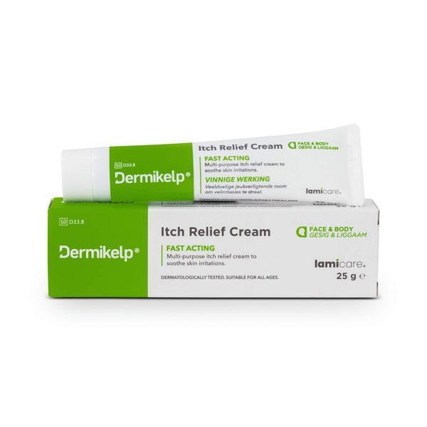 Dermikelp Itch Relief Cream Travel Size - Rapid Relief for Atopic Skin 25g
