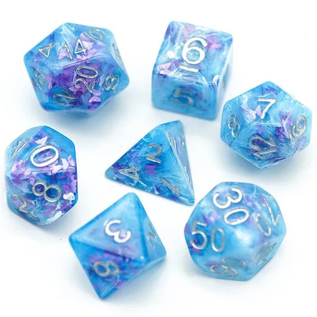 Level Up RPG Polyhedral Dice Set - Butterfly | Shop Today. Get it ...