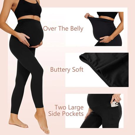 Women Maternity Capri Leggings Over The Belly Pregnancy Workout Yoga Pants, Shop Today. Get it Tomorrow!