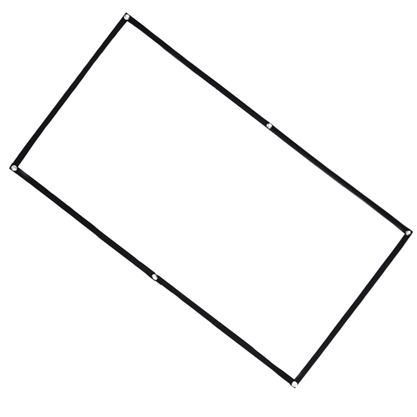 2.65 × 1.5m Fabric Home Theater Projection Screen 120" HD Projector Screen