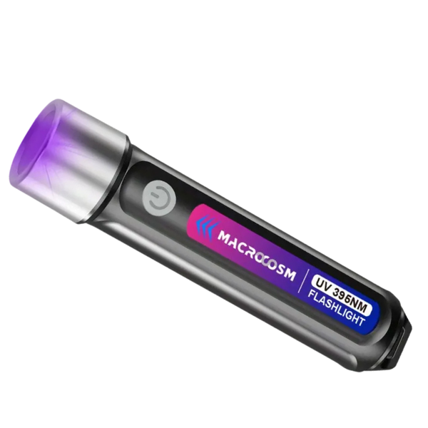 Macrocosm 395NM UV Flashlight Mini Stain Detector Portable Torch