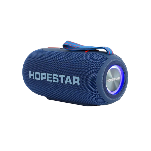 HOPESTAR - H49 - IPX6 Water-Resistant RGB Lighting Bluetooth Speaker - Blue
