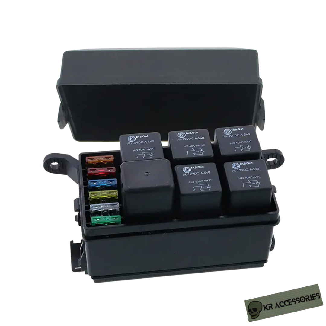 KR Automotive Relay & Fuse Box/ Holder (12-Slot) | Shop Today. Get it ...