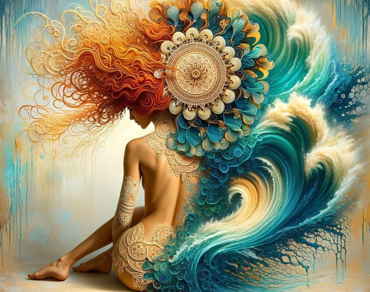 Canvas Wall Art Home Decor - Wave Beauty