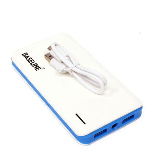Baseline 10000mAh Powerban MT146 - White/Blue
