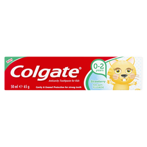 Colgate Toothpaste 0-2 Years Youth Range Strawberry -50ml
