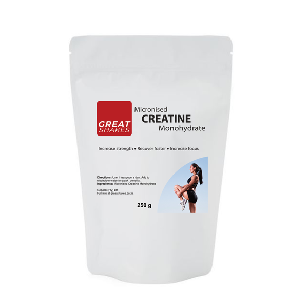 Pure Micronised Creatine Monohydrate Powder 250g | Energy, Recovery, Focus