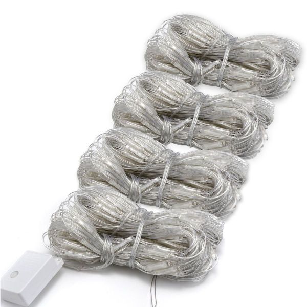 Christmas LED 20M Fairy Extendable Lights Plug-In - Pack Of 4