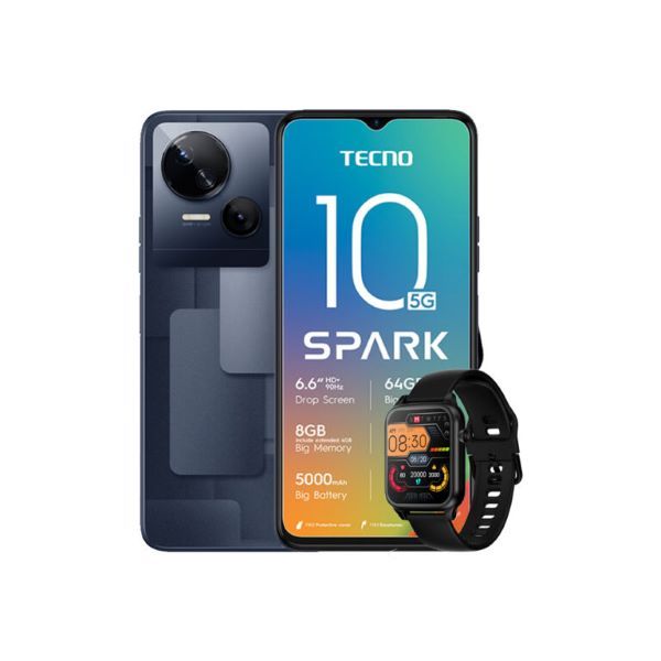 TECNO SPARK 10 5G Dual Sim 64GB + Watch