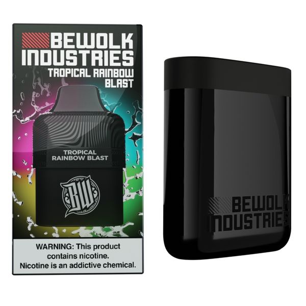 Bewolk Disposable POD Kit 6k - 10MG - Tropical Rainbow Blast
