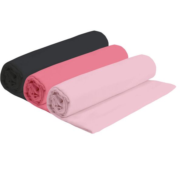 PepperSt Baby Collection – Baby Receiving Blanket – Black, Pink&amp;Dark Pink