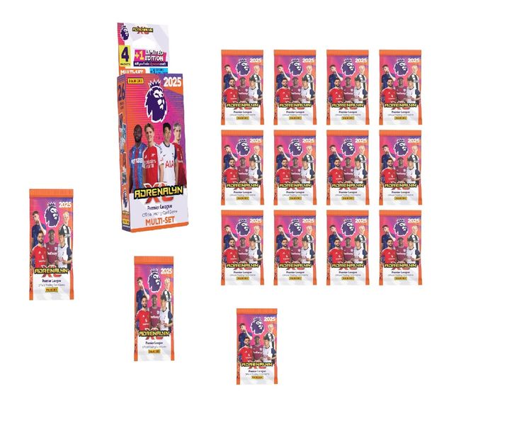 Premier League 2025 Eco Booster &amp; 15 Packets Bundle (116 Cards)