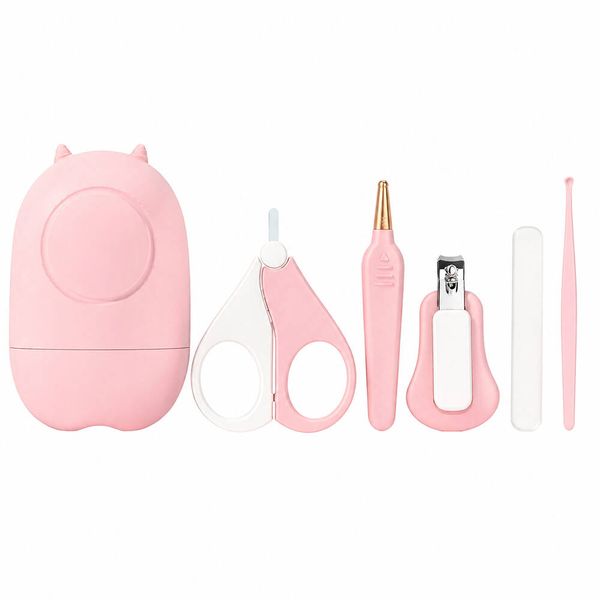 Baby Nail Care Kit - 5-in-1 Safe Manicure Set with Cute Storage Case