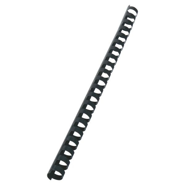 GBC: 16mm 21 Loop PVC Binding Combs - Black (100 Pack)