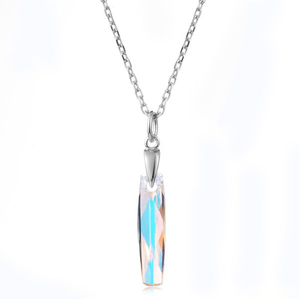 Crystalize Skylar 925 Sterling Silver Necklace with Swarovski® Crystals