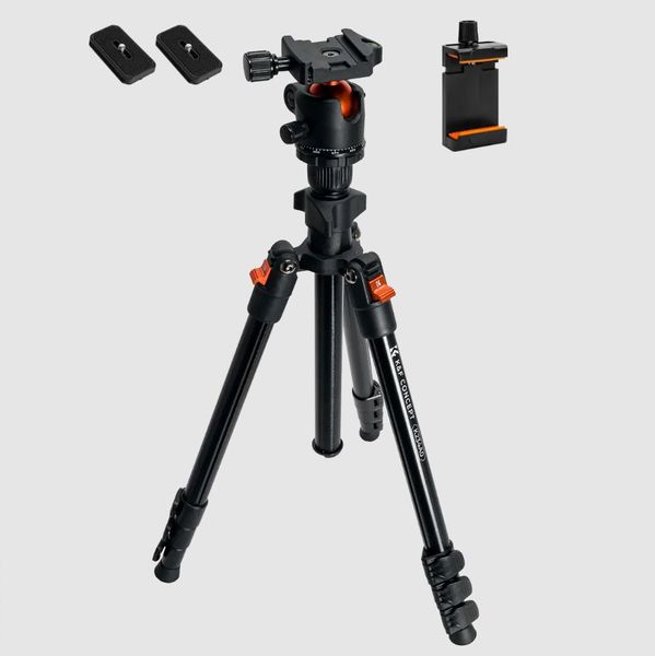 K&amp;F Classic-Compact Entry Level Tripod with Smartphone Mount | KF09.101