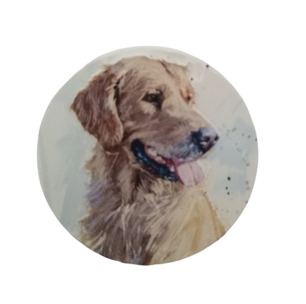 Popsocket Phone Grip Stick On - Golder retriever dog