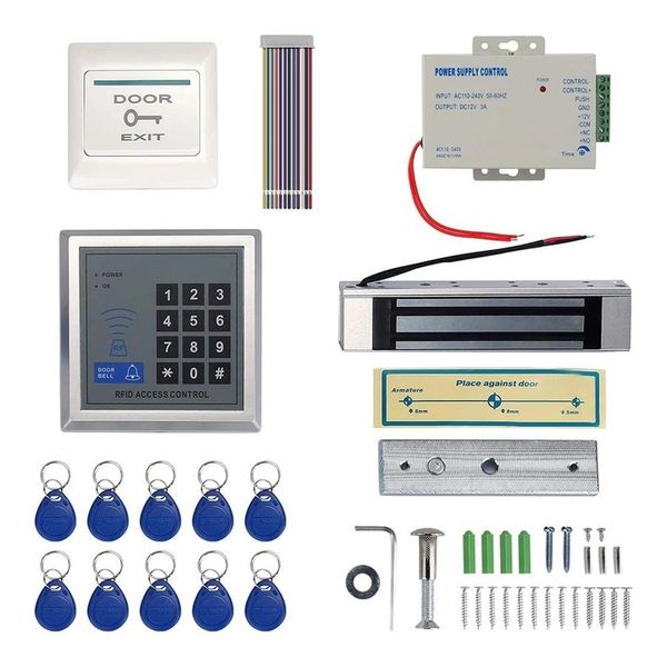 RFID card/password access control system kit with 10 access token - Q-MJ006