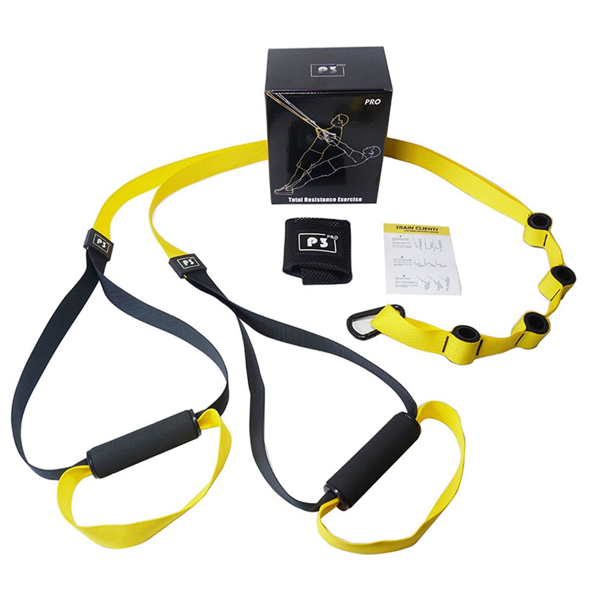 185cm TRX Suspension Training Straps for Family Fitness