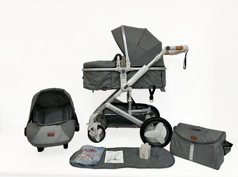 Belecoo Baby Stroller 3 in 1 with Baby Bag