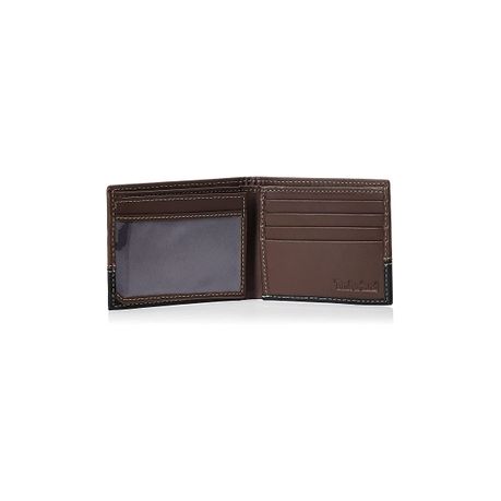 timberland men's leather passcase wallet trifold wallet hybrid