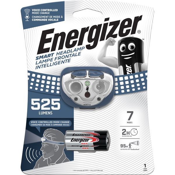 Energizer Smart Voice Activated Headlight incl. 3x AAA