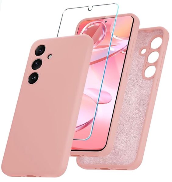 Cover Compatible with A25 - Silicone Case with Screen Protector Compatible with Samsung Galaxy A25