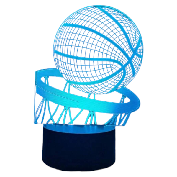 Dynamic Color Changing Versatile LED Night Light - Basketball