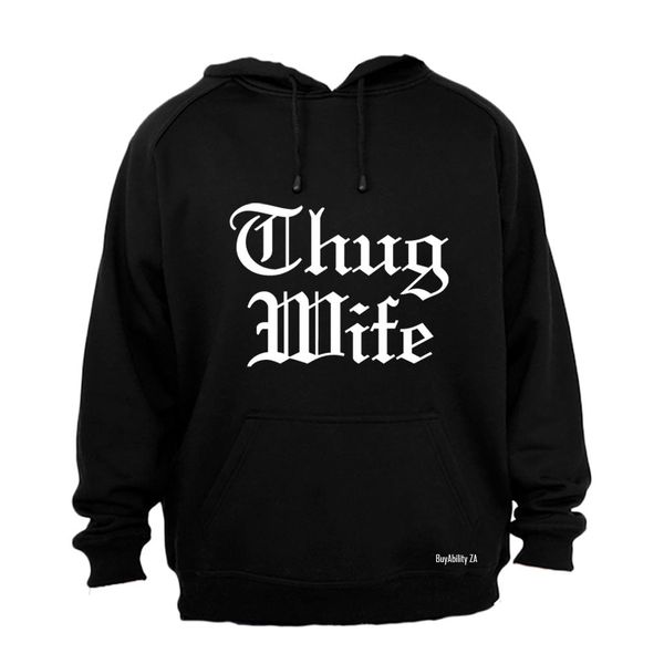 Thug Wife - Hoodie - Black