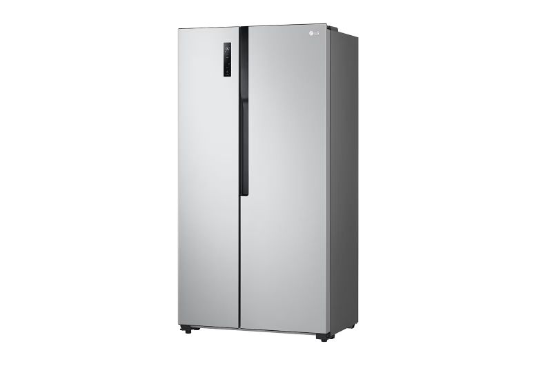 LG 519L Stainless Finish Side by Side Fridge Freezer No Frost GCFB507PQAM