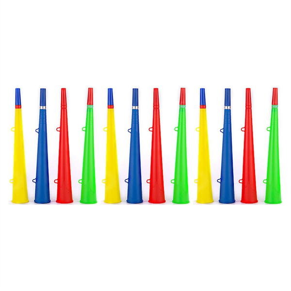 12pcs Stadium Horn Football Fan Horn Trumpet Plastic Sports Event