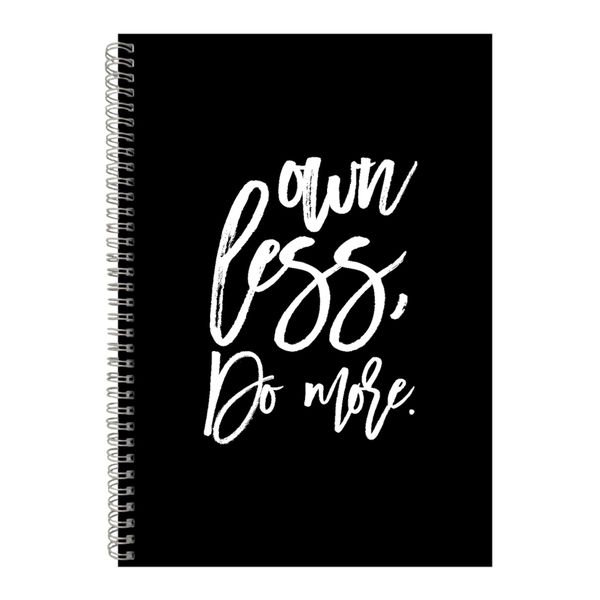 Do More A4 Notebook Spiral Lined Motivational Sayings Graphic Notepad 141