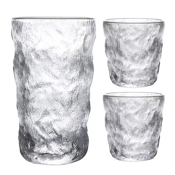 Be Classic H Hammered Texture Hiball And Whiskey Glass