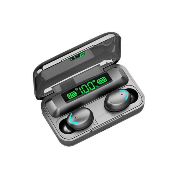 Wireless Stereo Bluetooth 5.1 Earphones Waterproof + Charging Bin