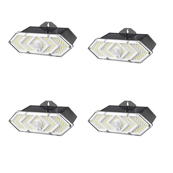 4 Set Of Rechargeable Solar Sensor Interaction Wall Lamp FA-105