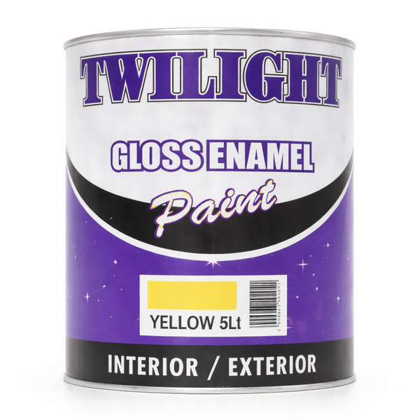 Africa Paints Twilight Gloss Enamel Paint Yellow Interior/Exterior 5L