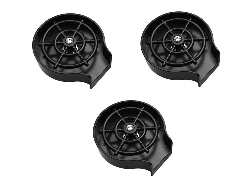 3 Pack Smart Automatic Glass Rinser Washer