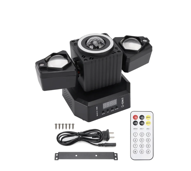 Expees -Two-Armed Moving Head Lights with RGBW 4-in-1 Stage Lighting Effect