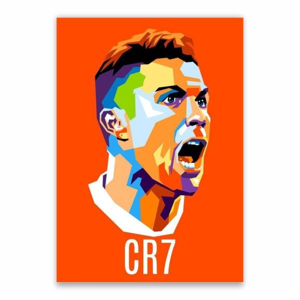 CR7 Orange Poster - A1