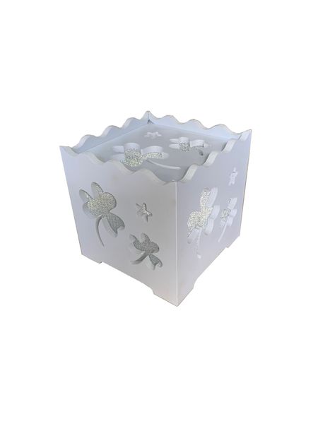 Portable Colour Changing Wood Square Table Lamp Night Light