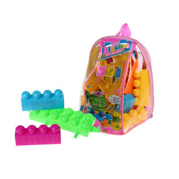 26 Piece Building Blocks In Backpack